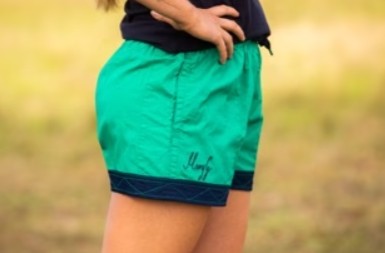 Mary G - Old School Panel Short Kelly