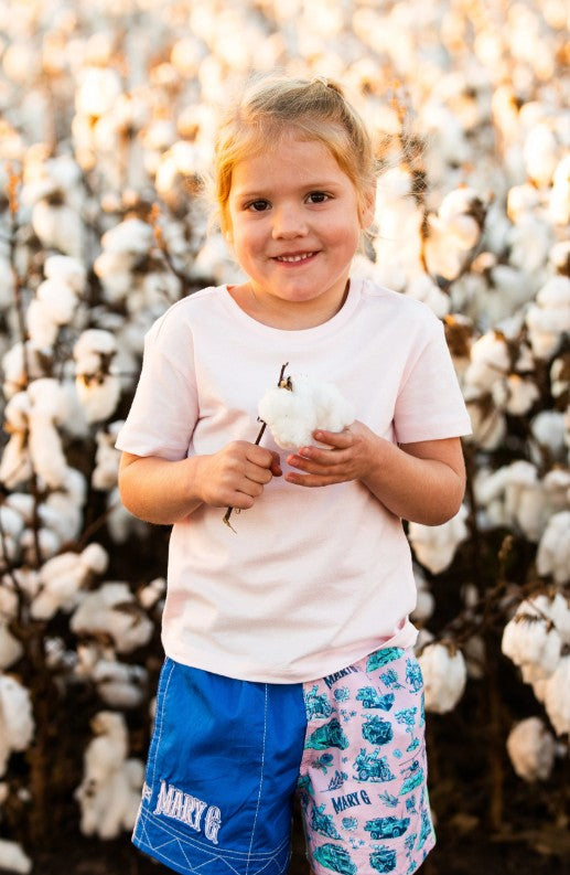 Mary G - Youth Old School Harlequin Short