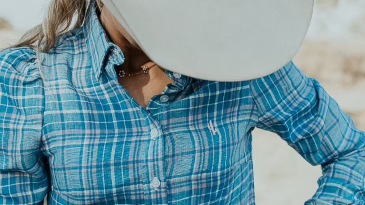 Bluebell Womens Long Sleeve Linen Shirt