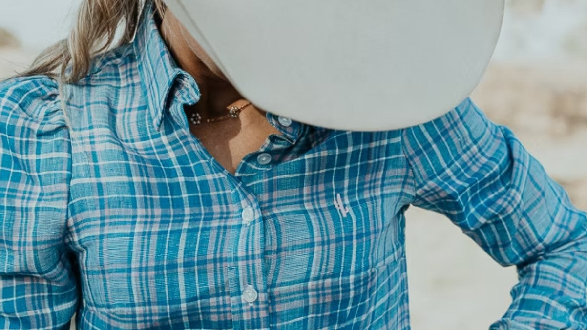 Bluebell Womens Long Sleeve Linen Shirt