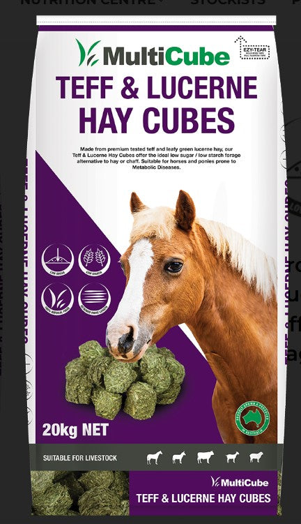 Multicube Lucerne Teff Cubes 20kg