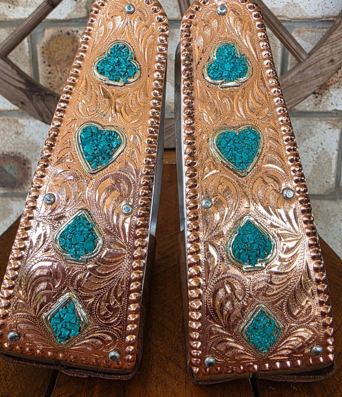 Copper Crushed Deck Stirrups