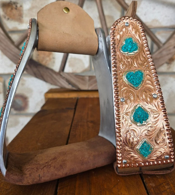 Copper Crushed Deck Stirrups