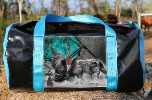 Gear Bag Bull Fighting Print