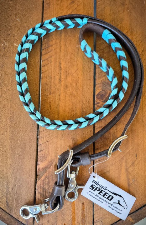 Laced Barrel Reins