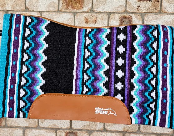 Aquamarine Unicorn Saddle Pad