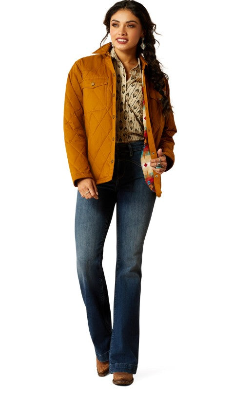 ARIAT WMS GRIZZLY QUILTED BARN JACKET
