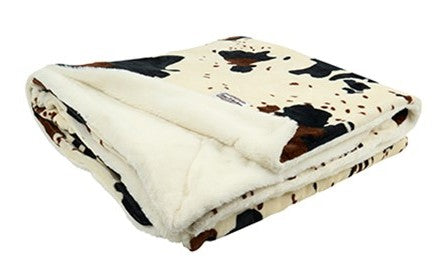 SNUGGLE RUG COW PRINT