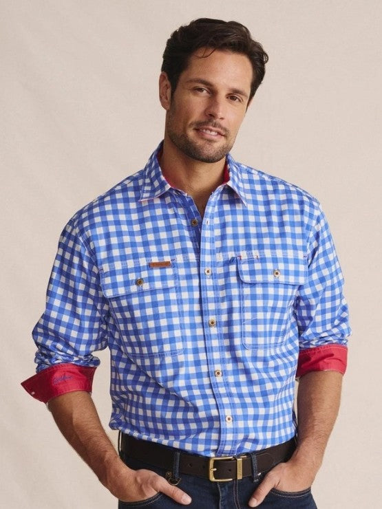 Armstrong Full Placket Work Shirt - Long Sleve