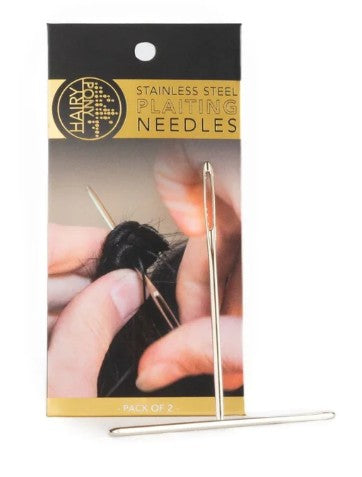 Stainless Steel Horse Plaiting Needles - Pack of 2