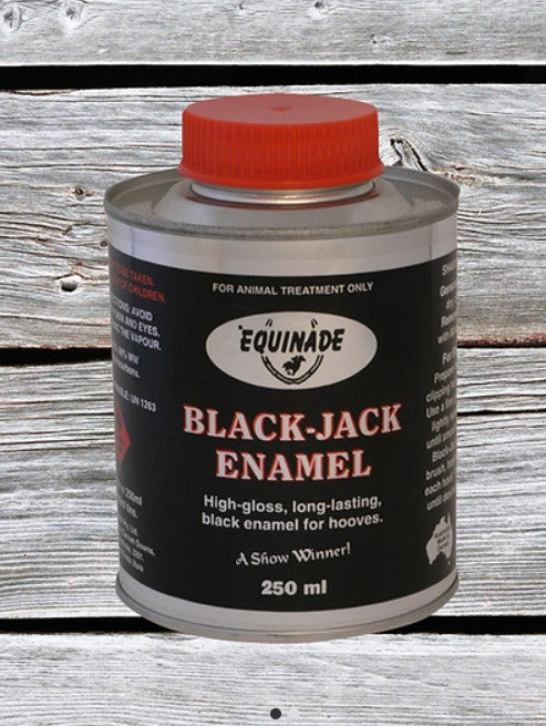 Equinade Black Jack Enamel