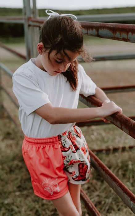 Rose Cowgirl Shorts