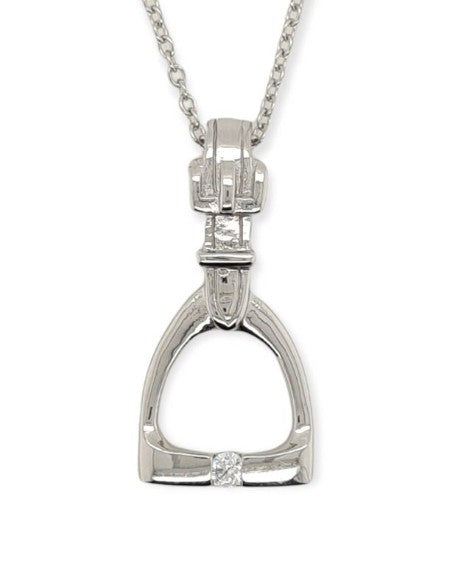 Pendant CZ Set Stirrup