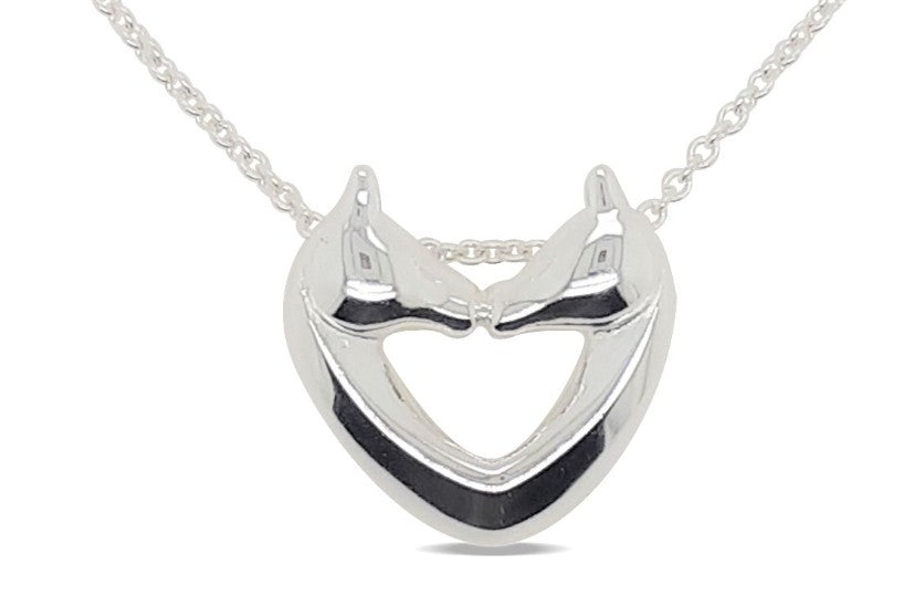 PENDANT S/S TWO HORSES
