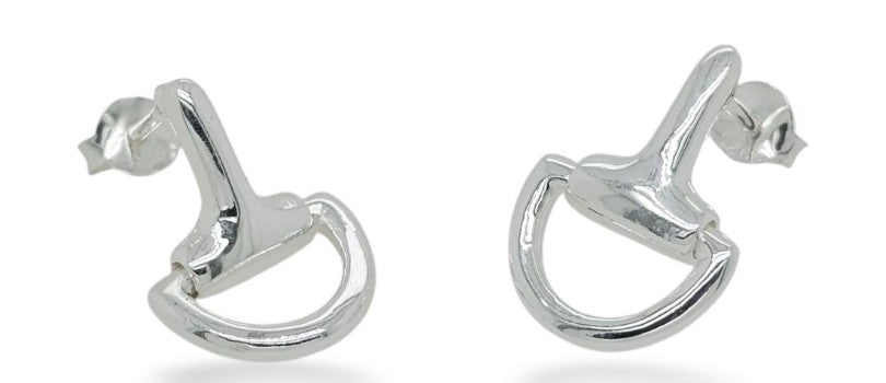 EARRINGS S/S HORSE BIT STUD