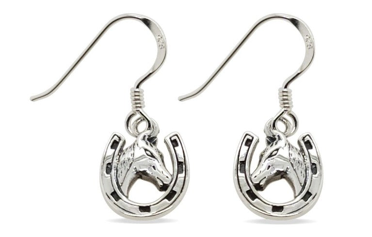EARRINGS S/S HORSE IN H/SHOE