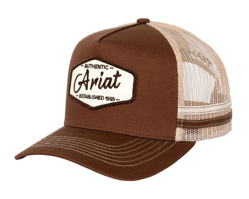 Ariat Est Patch Trucker Cap Dachshund Brown