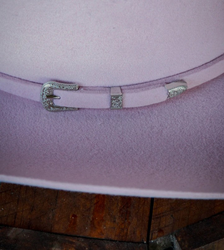 Desert Crown Felt Hat - Light Pink