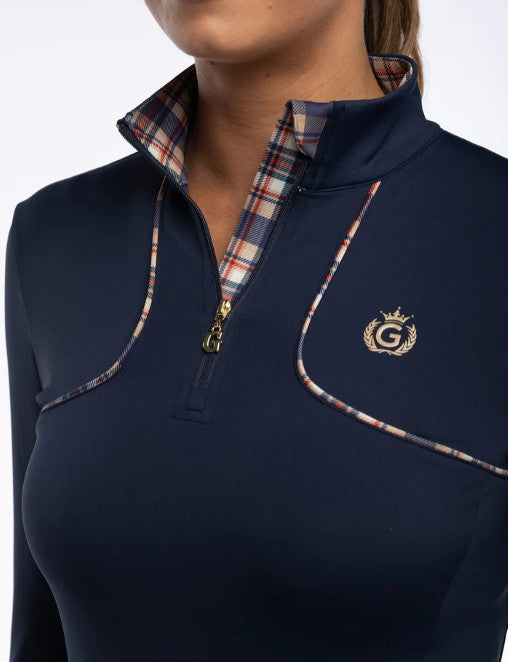 Ladies Clara Base Layer – Heritage Navy Tartan