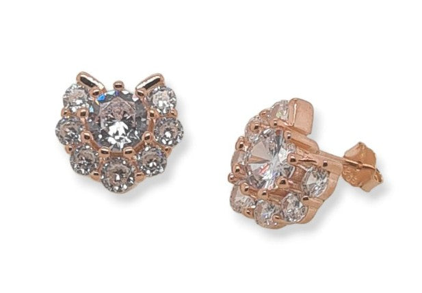 Studs S/S &amp; CZ Set RGP