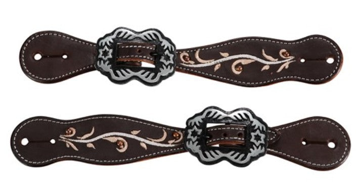 Fort Worth Rustic Beauty Spur Straps