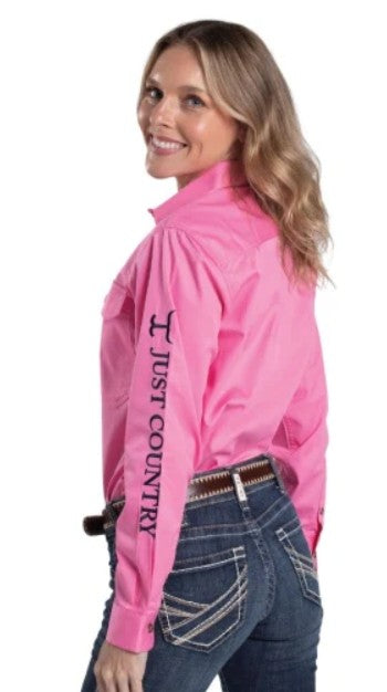 JC WMS BROOKE WORKSHIRT EMBROIDERED WORKSHIRT