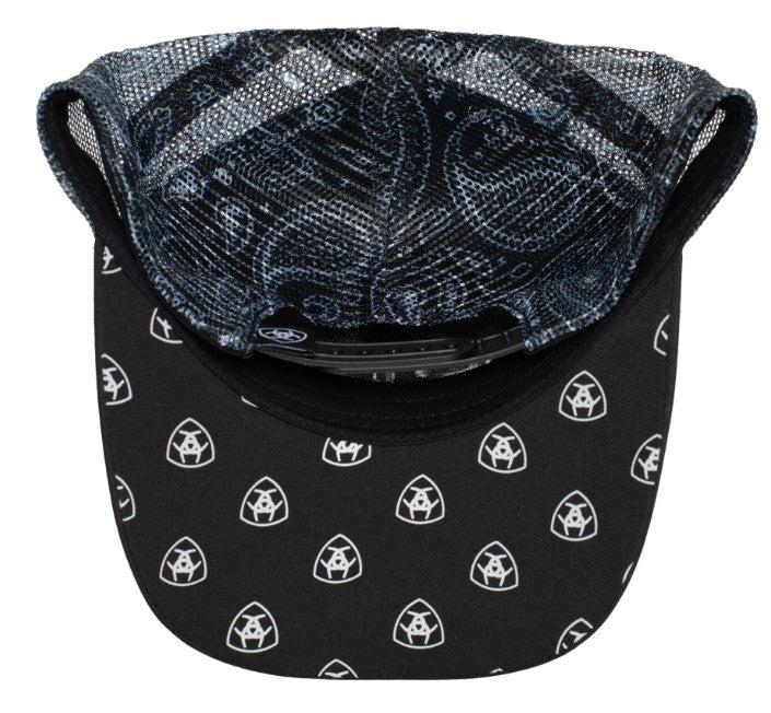 Ariat Paisley Trucker Cap Black