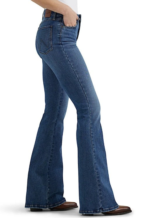 Bespoke Womens Hi Rise Flare Jean
