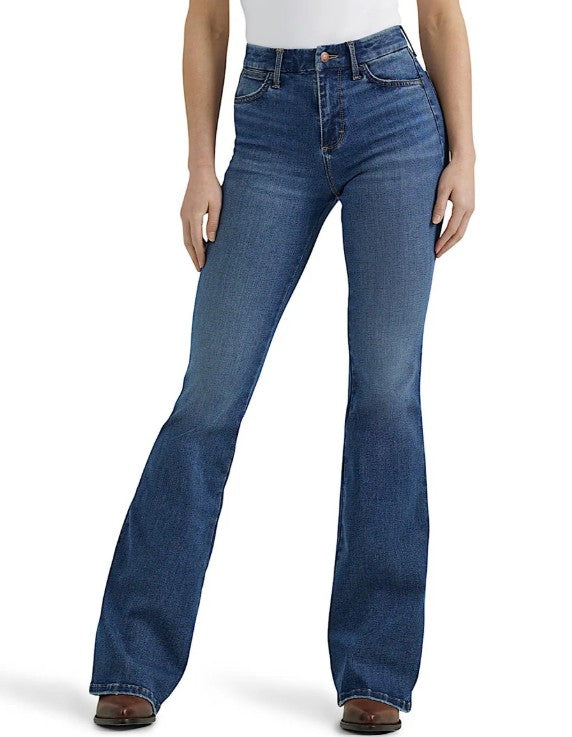 Bespoke Womens Hi Rise Flare Jean
