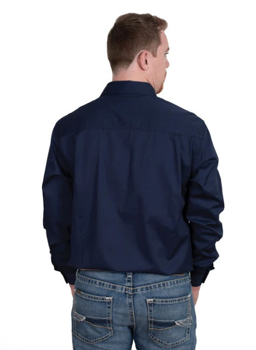 JC Mens Evan Workshirt Navy.