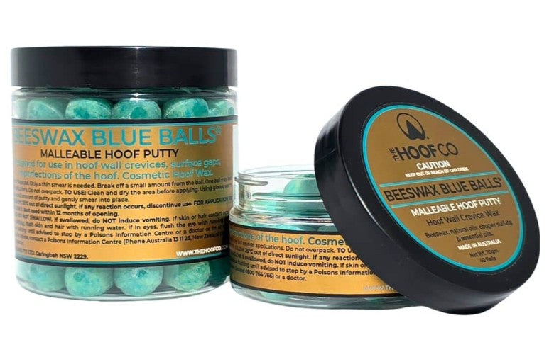Beeswax Blue Balls - Hoof Wall Crevice Wax