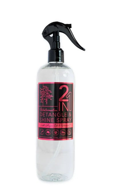 Hairy Pony - 2 in 1 Detangle & Shine Spray Watermelon