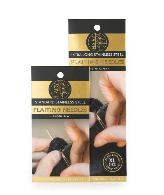Stainless Steel Horse Plaiting Needles - Pack of 2