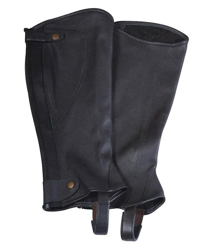 Eurohunter Leather Chapettes with Zipper