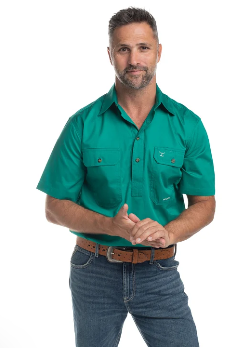 Just County Mens Adam Short Sleeve Workshirt