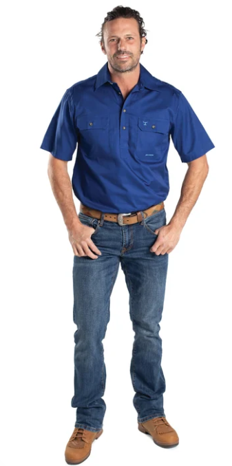Just County Mens Adam Short Sleeve Workshirt