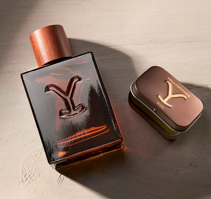 TRU WESTERN MNS YELLOWSTONE RIDE GIFT SET FOR  HIM - RIDE COLOGNE & SOLID COLOGNE