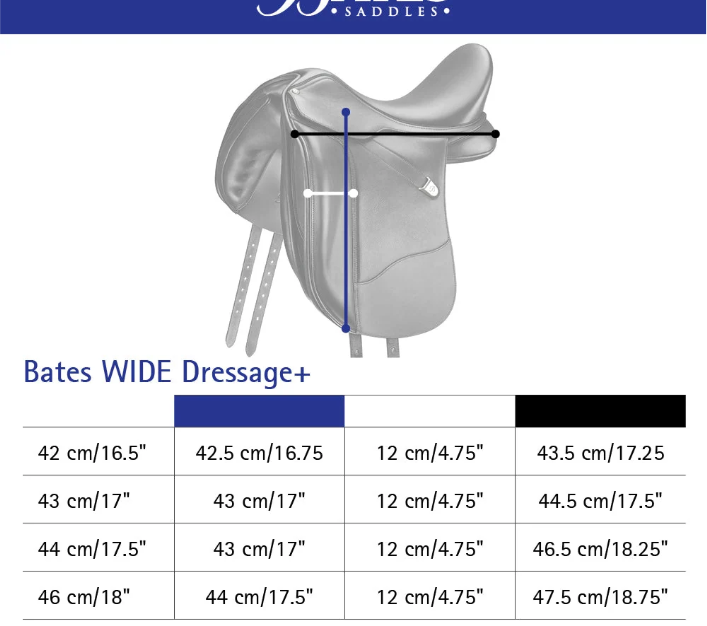 Bates Wide Dressage CAIR