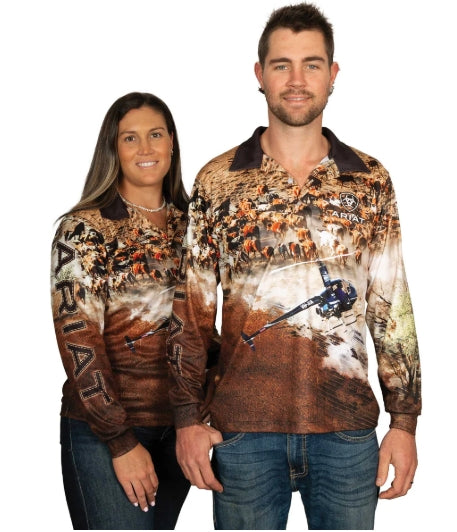 ARIAT UNI FISHING SHIRT HELIMUSTERING