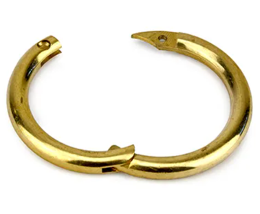 Bull Ring Brass 76mm X 8mm Dairy