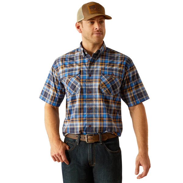 ARIAT MNS REBAR MADE TOUGH DURASTRETCH SS WORK SHIRT