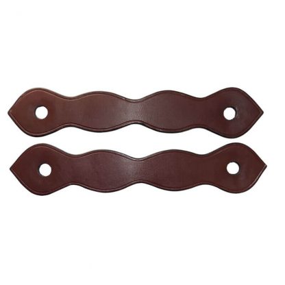 SLOBBER STRAPS TANAMI LEATHER. EDGED &amp; CREASED.